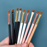 Makeup Brush Manufacturer - Wholesale Single, Wood Double Sided Dual Ended Angled Spoolies Brow Eyebrow Brush