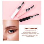 Brow Sculpting Gel Manufacturer - Custom Logo with Brush, Waterproof Clear and White, Eyebrow Styling Gel Wax