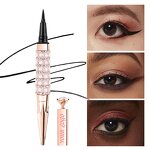 Eyeliner Pen Manufacturer - Private Label Your Logo, Shiny Diamond Gold, Waterproof Quick Drying Black Liquid