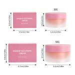 Makeup Remover Cream Manufacturer - Hot Selling 30g 50g Deep Cleansing, Grapefruit Gentle, for Face Eyes Lip