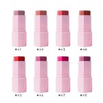 Blush Stick Manufacturer - Private Label Face, 8 Colors Pink Heart Tube, Natural Waterproof Long Lasting Vegan