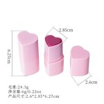 Blush Stick Manufacturer - Private Label Face, 8 Colors Pink Heart Tube, Natural Waterproof Long Lasting Vegan