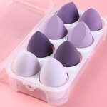Makeup Sponge Set Manufacturer - Beauty Tools Washable 8 Pcs, Latex Free Super Soft, Multi-color Eco-Friendly Blender