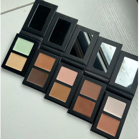 Concealer Palette Manufacturer - Private Label 2 Colors Face, Full Coverage Waterproof Vegan Cream