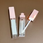 LipGloss Packaging Manufacturer - Personalized Pink LED Light with Mirror, Empty Plastic Bottle, Custom Logo