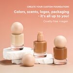 Foundation Manufacturer - Private Label Liquid, Waterproof Full Coverage, with Your logo