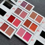Blush Palette Manufacturer - Hot Selling 7 Colors Dual Shade Cream, Natural Finish Cream Powder