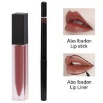Lip Kit Manufacturer - 2 in 1 Set, Black Pencil & Liquid Lipstick, Long Lasting Vegan Matte, Private Label
