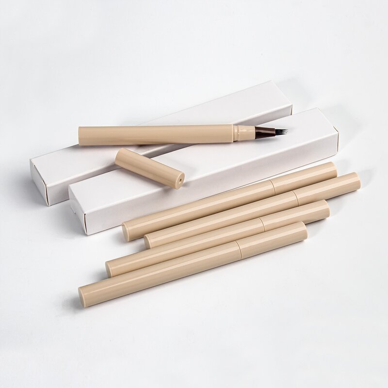 Brow Pen Manufacturer - Wholesale Custom Logo Liquid, Long Lasting Waterproof, Four Fork Tip Tattoo Pencil