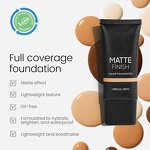 Foundation Manufacturer - New Arrivals Face, 10 Colors Black Tube, Full Coverage Matte Finish, Custom Logo