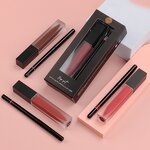 Lip Kit Manufacturer - 2 in 1 Set, Black Pencil & Liquid Lipstick, Long Lasting Vegan Matte, Private Label