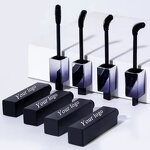 Mascara Manufacturer - Private Label Makeup 4D, Waterproof Long Lasting Black Gold Tube Curling