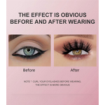 Eye Lash Manufacturer - 1 Pair 25mm Real Mink Eyelashes, 5D Length Curve Extensions