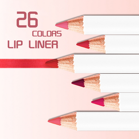 Lip Liner Manufacturer - 26 Colors, Vegan Wooden Pencil, Long Lasting Mineral Waterproof, White, Custom Logo