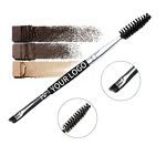 Makeup Brush Manufacturer - Wholesale Single, Wood Double Sided Dual Ended Angled Spoolies Brow Eyebrow Brush