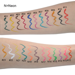 Liquid Eyeliner Manufacturer - Private Label, High Pigment Waterproof Long Lasting, 23 Colors Neon
