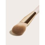 Makeup Brush Manufacturer - Triangle Curved Foundation Contour Brush, Vegan Single, Private Label