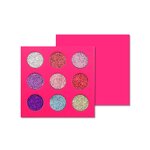 Eyeshadow Palette Manufacturer - DIY No logo Private Label, 9 Color Glitter, Paper Palette, High Pigment