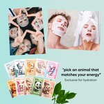 Moisturizing Mask Manufacturer - Private Label Cute Cartoon Animal Repair Hyaluronic Acid Vitamin C
