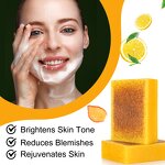 Kojic Acid Soap Manufacturer - Lemon Brightening 100% Natural Organic Cleaning Moisturizing Turmeric and Kojic Acid