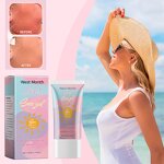 Body Sunscreen Cream Manufacturer - 2 in 1 Lotion Anti-ultraviolet Refreshing SPF 50 Organic Whitening Waterproof Custom