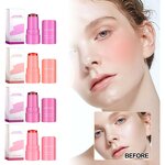 Blush Lip Gloss Set Manufacturer - Jaysuing Jelly Lip Gloss Stick Nice Skin Tone Lip Cheek Dual Purpose Bright