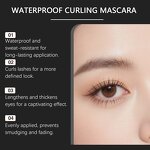 Mascara Manufacturer - Direct Sales Steel Pipe Long Curling Microcurved Organic Waterproof Lengthening Sports Metal