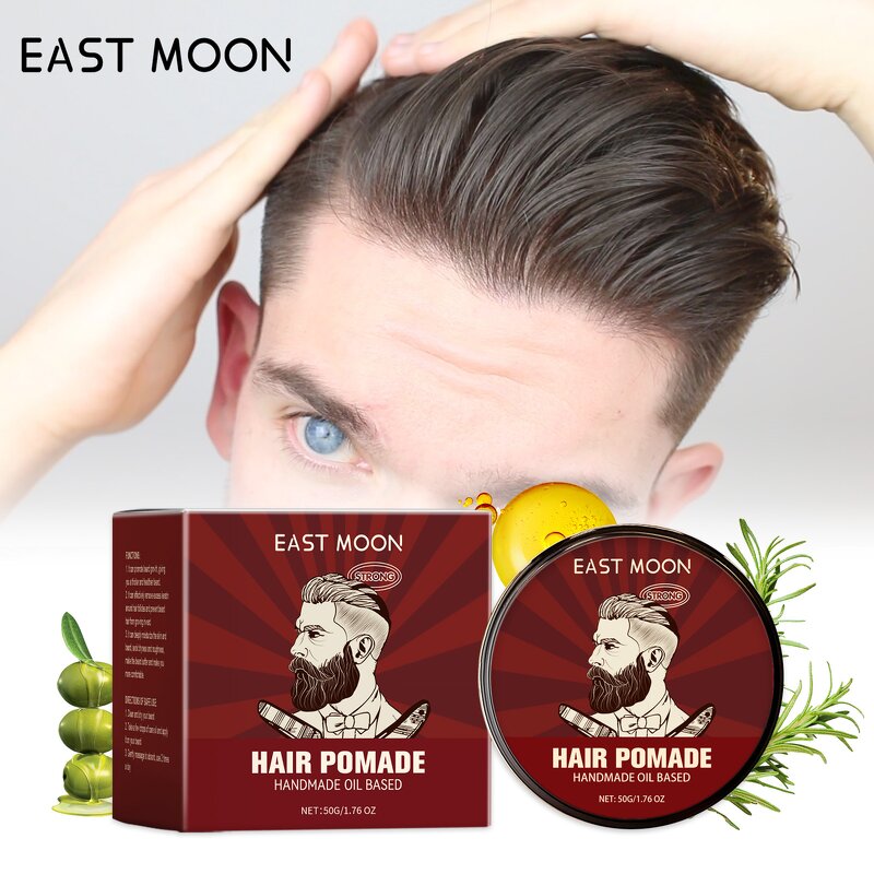 Hair Styling Pomade Manufacturer - Moisturizing Men Styling Oil Styling Leave-In Fluffy Lasting Fresh Matte