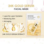 Face Mask Manufacturer - Wholesale 24K Gold Hyaluronic Acid Organic Moisturizing Collagen Anti-wrinkle Retinol Vitamin C