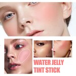 Blush Lip Gloss Set Manufacturer - Jaysuing Jelly Lip Gloss Stick Nice Skin Tone Lip Cheek Dual Purpose Bright