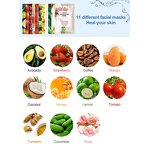 Sheet Mask Manufacturer - Work Best Skin Care Natural Plant Fruit Avocado Whitening Moisturizing Sheet