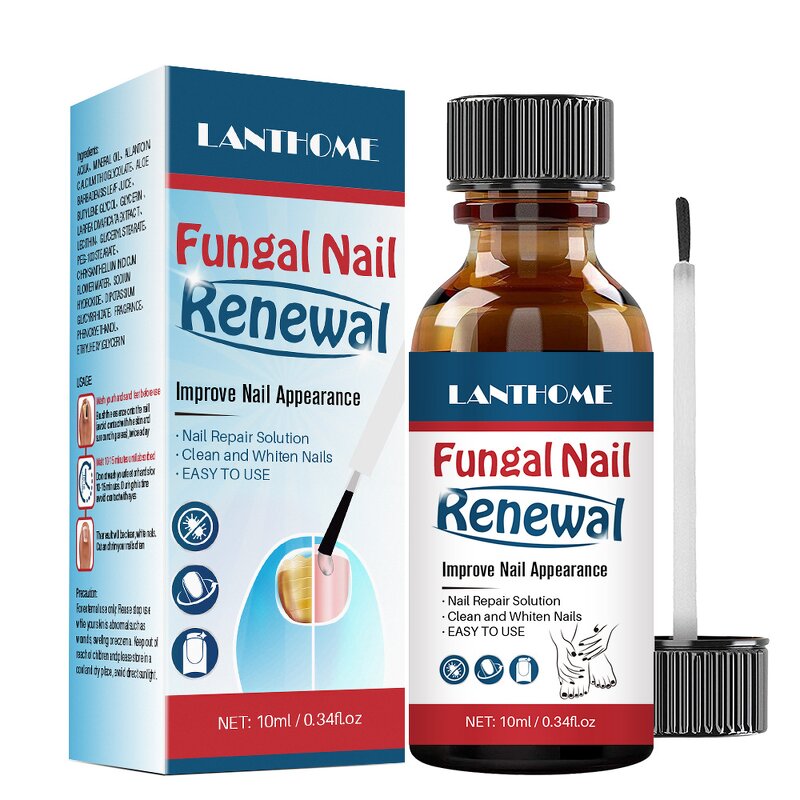 Nail Treatment Solution Manufacturer - LANTHOME 10ml Nail Repair Clean Whiten Nourish Fungal Toe Nail Treatment
