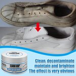 Shoe Cleaning Cream Manufacturer - Jue Fish Wholesale Cleaning Stain Removal Whitening No Water Wash Instant White Foam