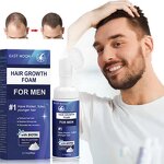 Hair Growth Foam Manufacturer - East Moon Men Deep Repair Hair Root Follicle Promotes Fast Growing Castor Argan Oil