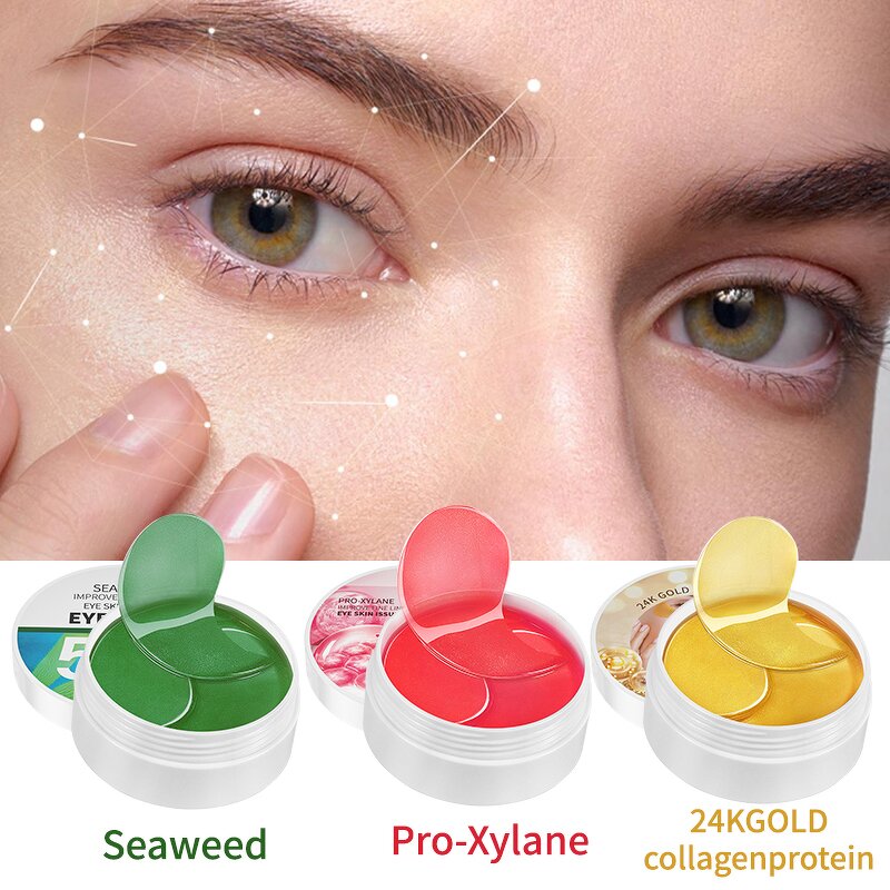 Eye Mask Patch Manufacturer - Private Label Korea Organic Collagen Wholesale Vegan 24k Gold Cold Gel