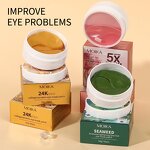 Eye Mask Patch Manufacturer - Wholesale Tight Anti-Wrinkle Remove Dark Circles 24K Gold Gel Crystal