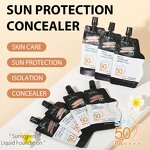 Foundation Cream Manufacturer - OEM ODM Makeup Mineral Sunscreen Waterproof Full Coverage Oil Free Matte 10ml