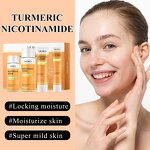 Turmeric Skin Care Set Manufacturer - Turmeric Kit Turmeric Facial Cleanser Facial Cream Lotion Portable Travel