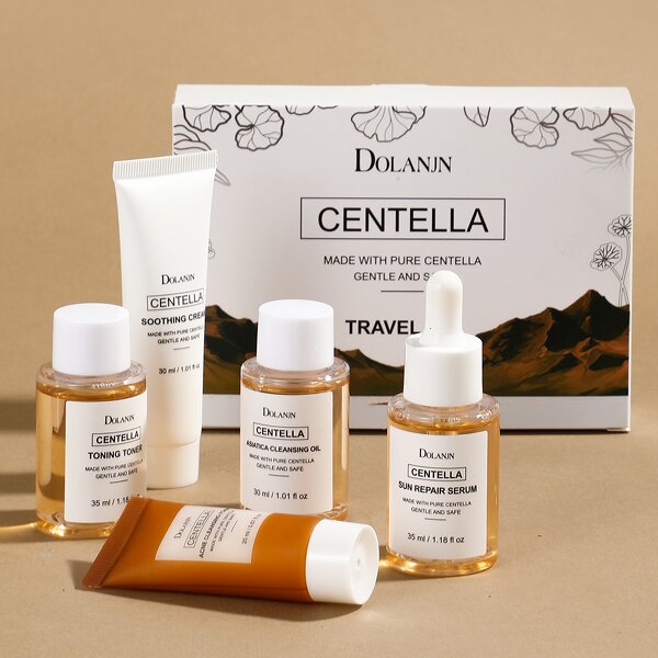 Centella Skin Care Set Manufacturer - Comprehensive Repair Winkle Travel Korean Asiatica Private Label