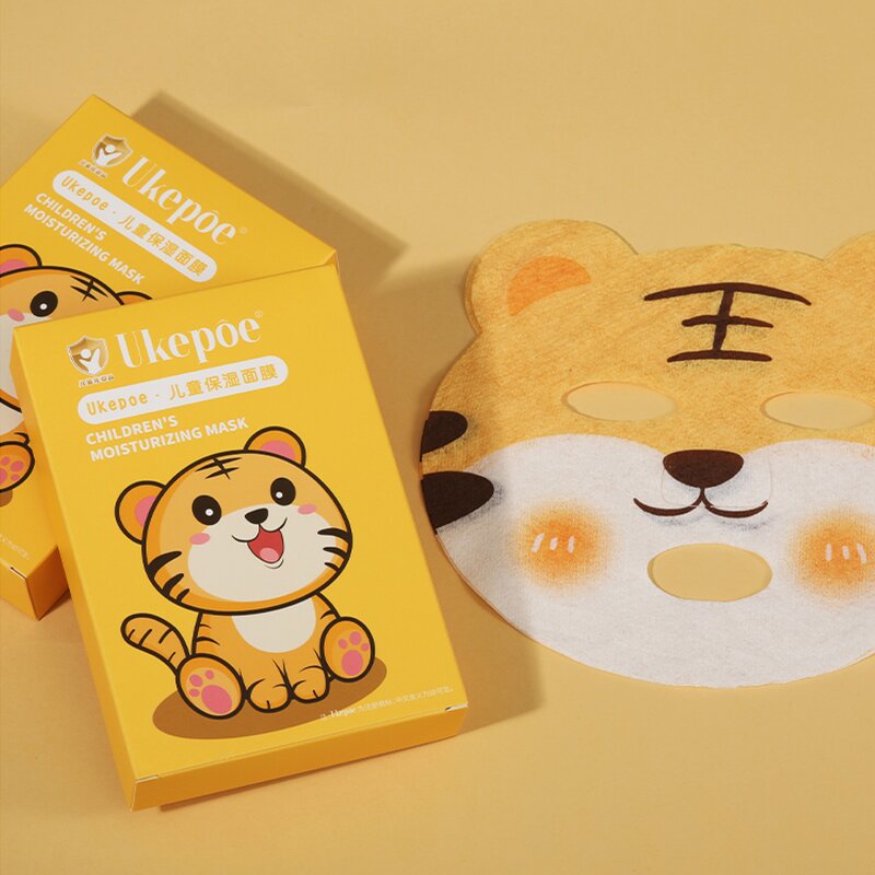 Mask Sheet Manufacturer - Custom Design Tiger Moisturizing Cartoon Silk-screen Printing Custom