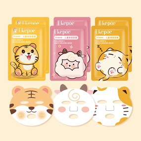 Disposable Mask Manufacturer - Pure Cotton Non-woven Cat Printed Cute Disposable Printed