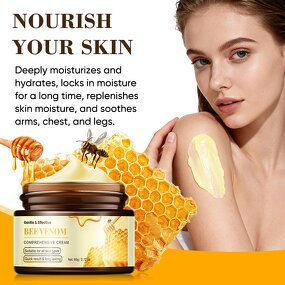 Bee Venom Cream Manufacturer - Olive Oil Avocado Peptide Honey Repair Vitamin C Treatment OEM