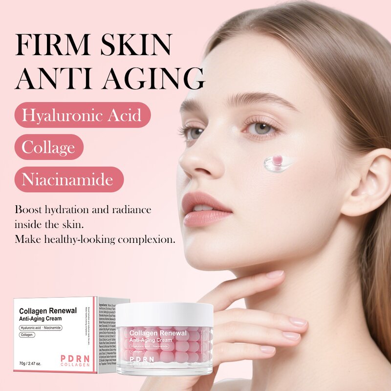 Collagen Jelly Cream Manufacturer - Korean Skincare PDRN Pink Luxury Txa Niacinamide Hyaluronic Acid Customized