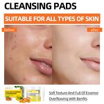 Turmeric Cleansing Pads Manufacturer - Kojic Acid 50 Pads Dark Spots Brightening Exfoliating Private Label