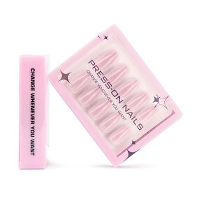 Press-on Nails Manufacturer - Hot 30-Piece Box French Gradient Rhinestone ABS Acrylic Designed for Nail Salons