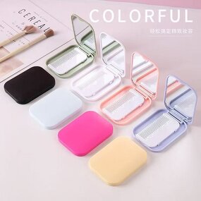 Makeup Mirror Set Manufacturer - Creative DIY Outdoor Portable Comb Set Mini Wholesale Cosmetic