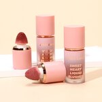 Blush Manufacturer - 6Colors Beauty Cosmetics Peach Matte Nude Repair Matte Blusher Face Cheek