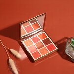 Eye Shadow Palette Manufacturer - Low MOQ Cheap Vegan Matte Shimmer Nine Color Nude Makeup Private Logo