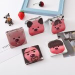Folding Makeup Mirror Manufacturer - 2025 Little Beaver Double Sided Randomly Sent Cute Mini Cosmetic