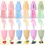 Lip Gloss Manufacturer - 24Pcs/Boxes New Fruit Transparent Rich Set Customized Private Brand Long Lasting Pearl